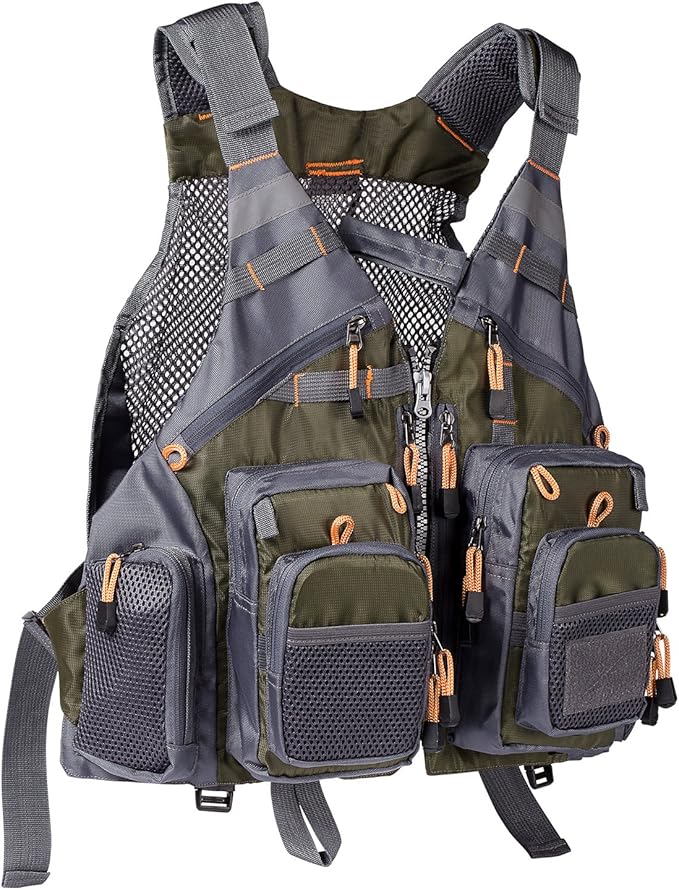 BASSDASH Strap Fishing Vest Adjustable