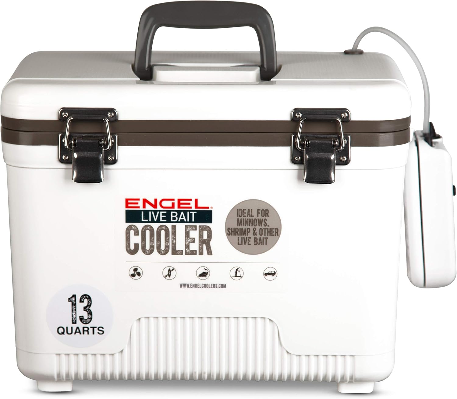 Engel® Live Bait Cooler Box – 2nd Gen 2-Speed Aerator
