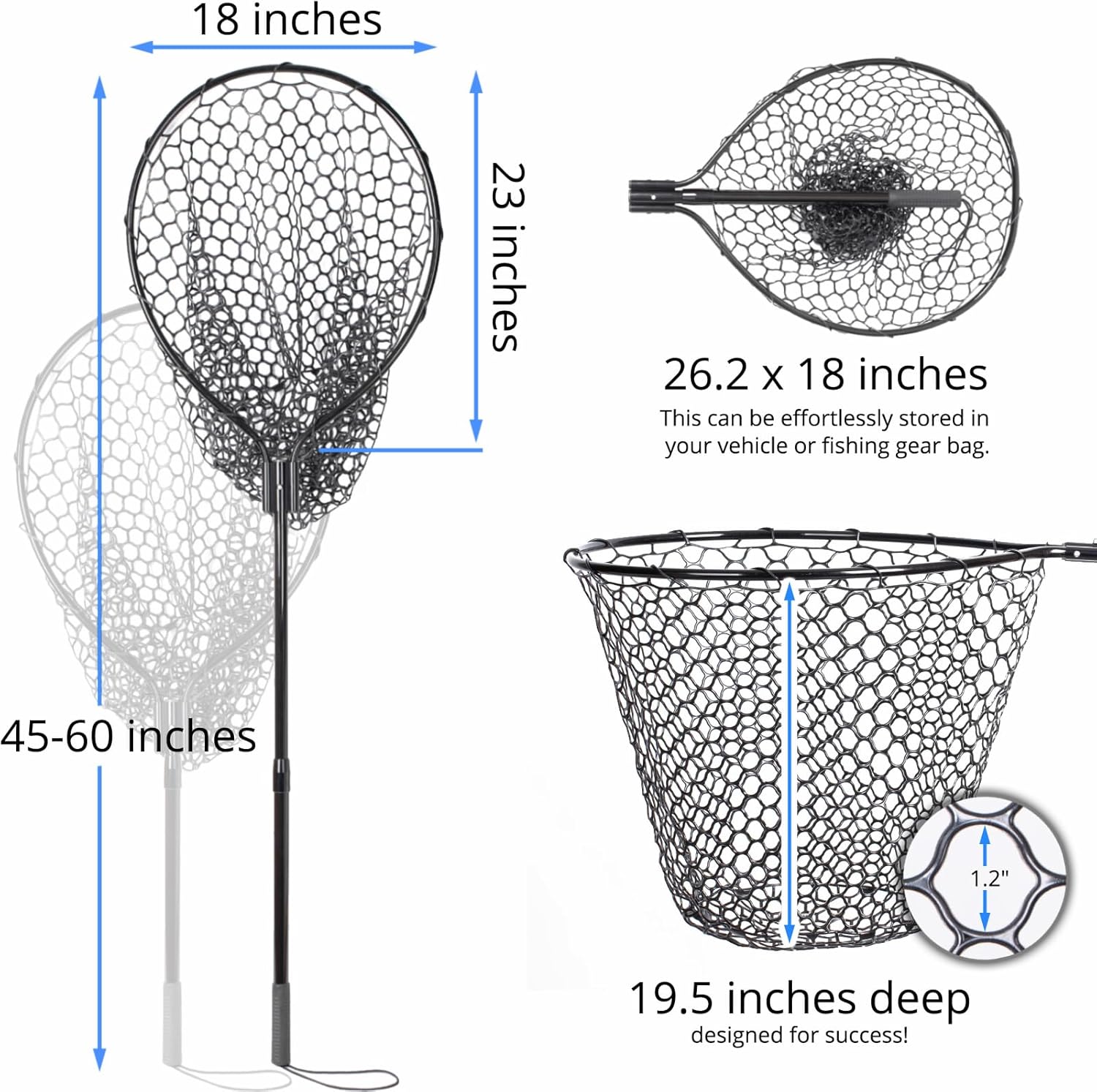 NestSprout® High-Strength Landing Net